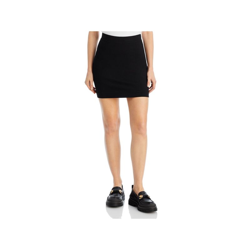 Rosetta Getty Womens Black Mini Pencil Skirt L